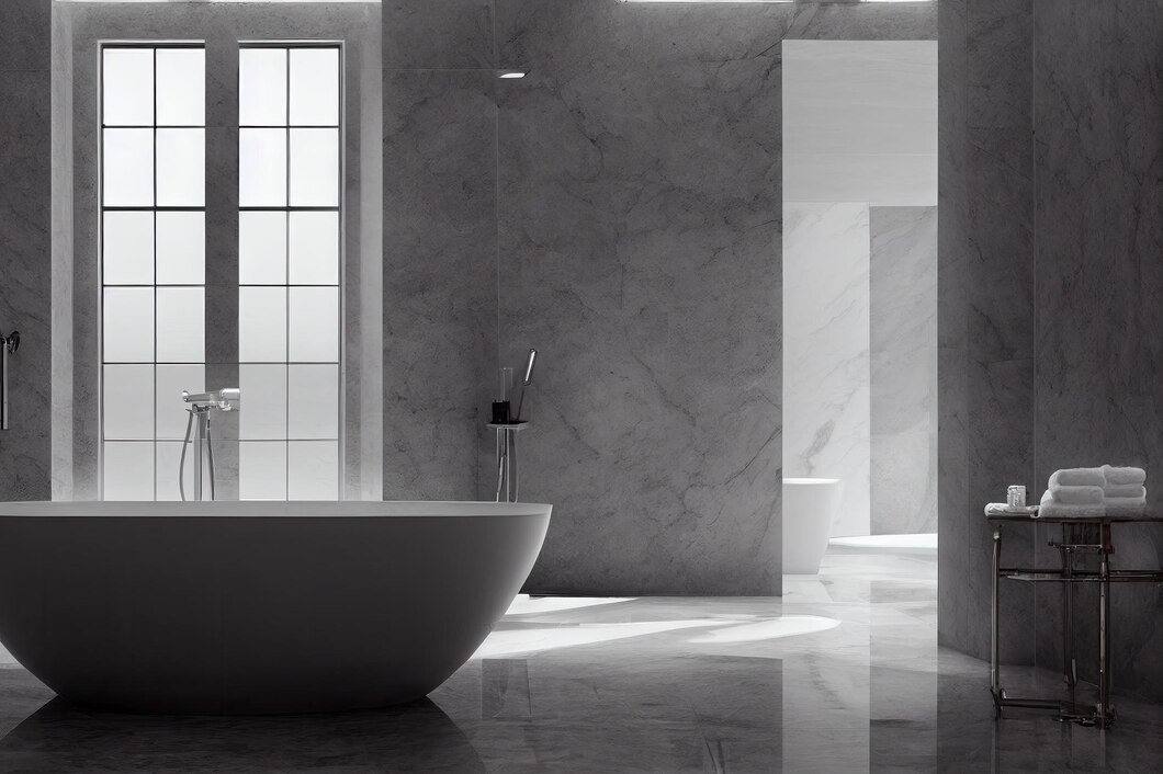 Jak wybrać płytki imitujące beton do nowoczesnej łazienki?